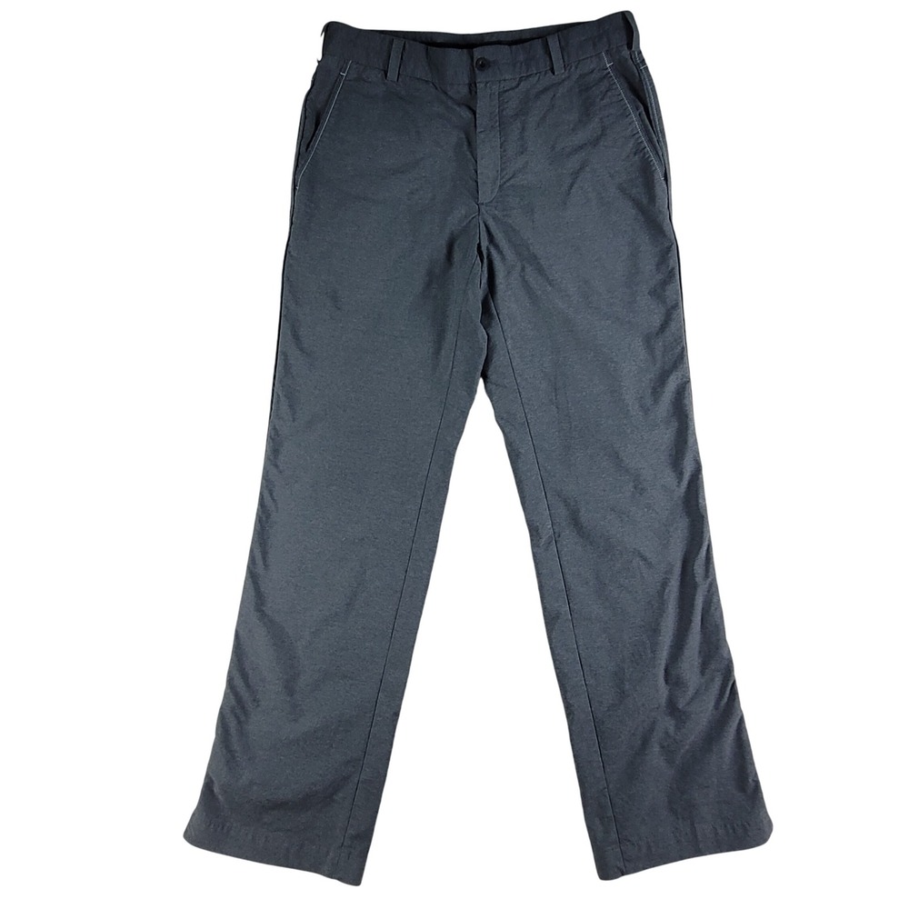 Nike Golf Pants Mens M 32x32 Gray Excellent Dri-FIT Flat Front 539935-010
